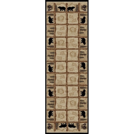 Mayberry Rug Mayberry Rug HS7472 2X8 2 ft. 3 in. x 7 ft. 7 in. Hearthside Toccoa Area Rug; Multi Color HS7472 2X8